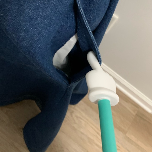 Vintage Denim Maxi Skirt - Vintage 11-12 - FITS LIKE 6/8 - Picture 5 of 14